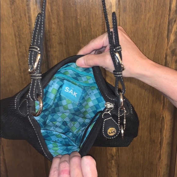 Sak black hand bag. - Picture 3 of 3